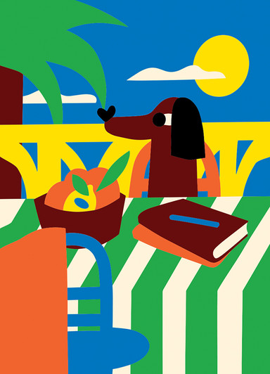 Summer Of Dog | Birthday Greeting Card | 1973