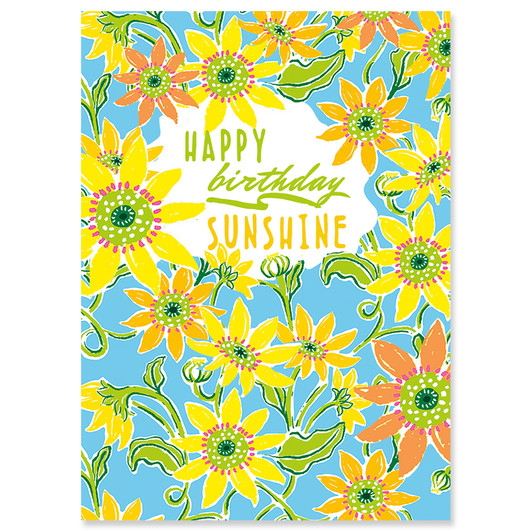 Sunflowers | Birthday Greeting Card | J&M MARTINEZ