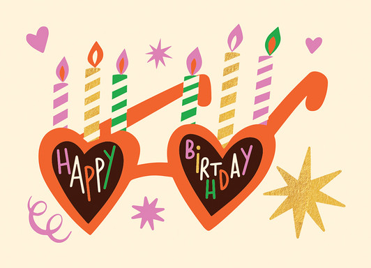 Sunglasses | Birthday Greeting Card | 1973