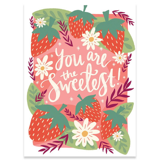 Sweetest | Thank You Greeting Card | CARTE