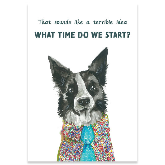 Terrible Idea | Birthday Greeting Card | ROSIE MADE A THING