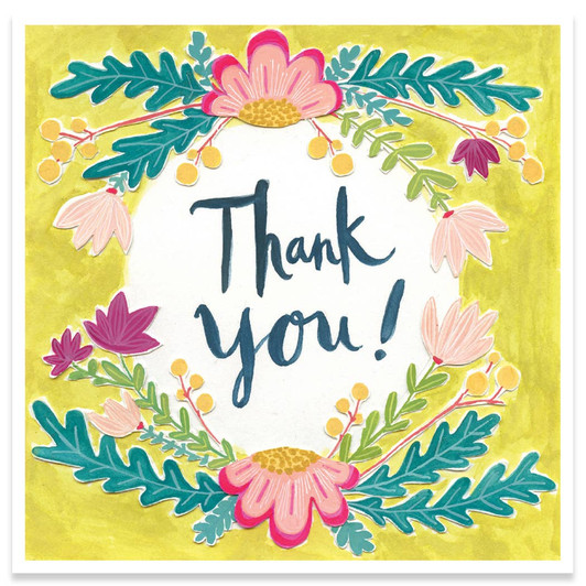 Thank You | Thank You Greeting Card | CURLY GIRL