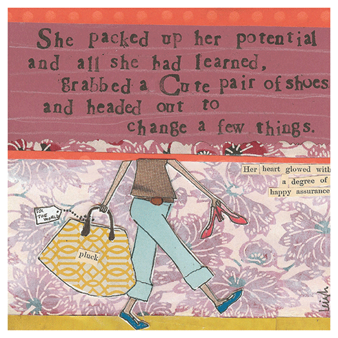 To Change A Few Things | Support And Encouragement Greeting Card | CURLY GIRL