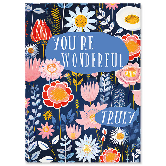 Truly Wonderful | Thank You Greeting Card | J&M MARTINEZ