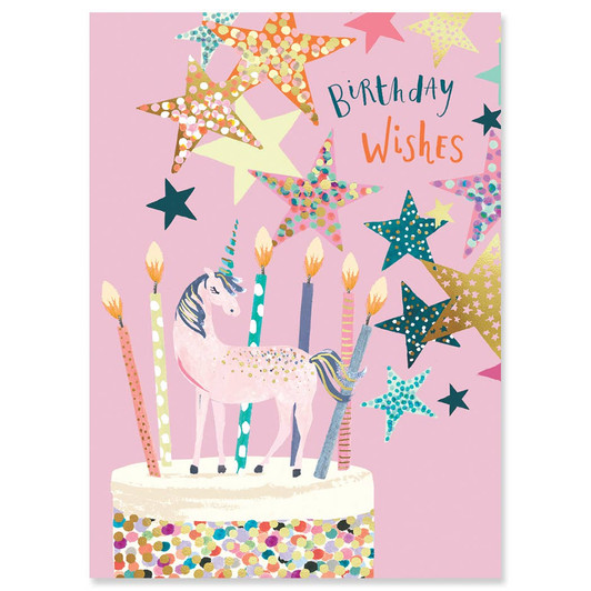 Unicorn Cake | Birthday Greeting Card | LOUISE TILLER