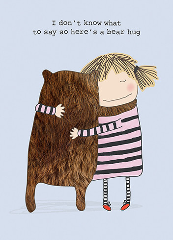 Us Bear Hug | Thinking Of You Greeting Card | ROSIE MADE A THING