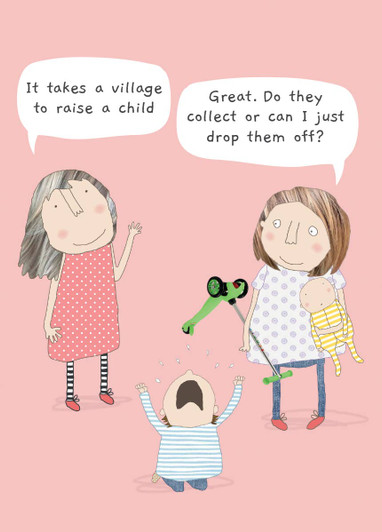 Village | Mother's Day Greeting Card | ROSIE MADE A THING