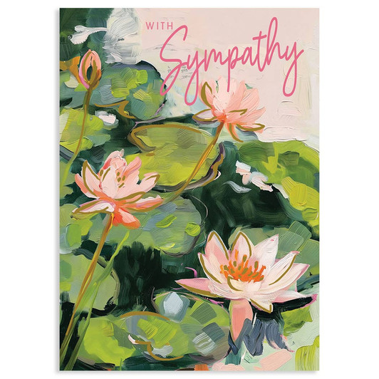 Water Lillies | Sympathy Greeting Card | LOLA