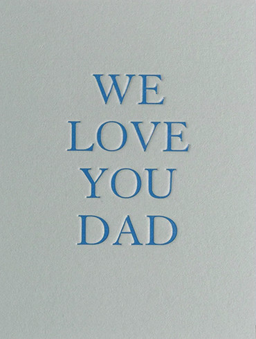 We Love You Dad | Father's Day Greeting Card | LAGOM
