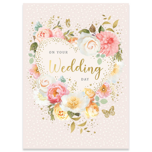 Wedding Day Heart | Wedding Greeting Card | CARTE