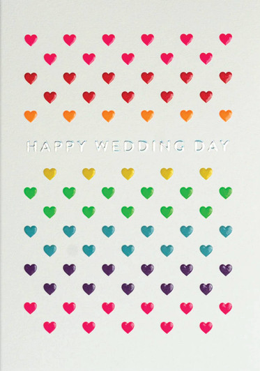 Wedding Day Hearts | Wedding Greeting Card | LAGOM