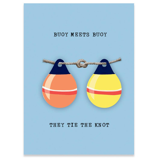 Buoy Meets Buoy | Wedding Greeting Card | CARTE