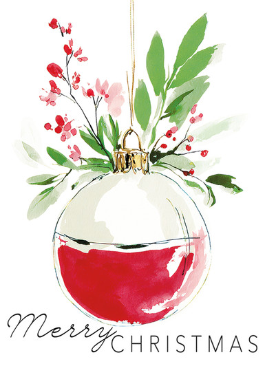 White Bauble | Holiday Greeting Card | J&M MARTINEZ