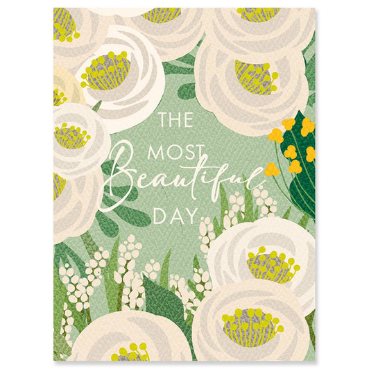 White Roses | Wedding Greeting Card | J&M MARTINEZ