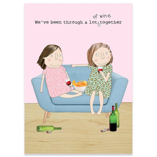 Wine Together | Birthday Greeting Card | ROSIE MADE A THING