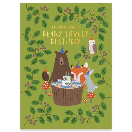 Woodland Party | Birthday Greeting Card | CARTE
