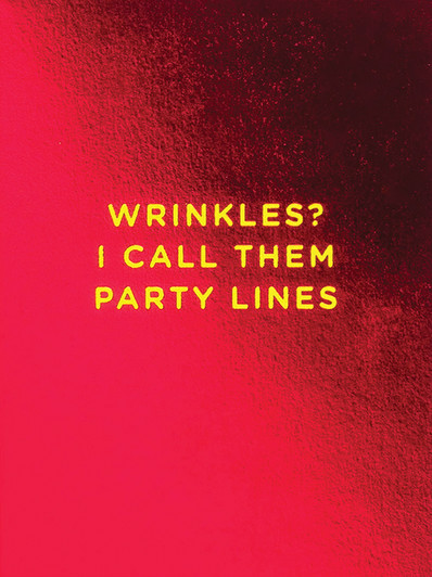 Wrinkles | Birthday Greeting Card | LAGOM