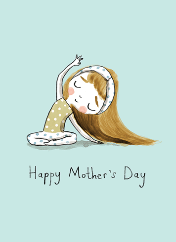Yoga Stretch | Mother's Day Greeting Card | CARTE
