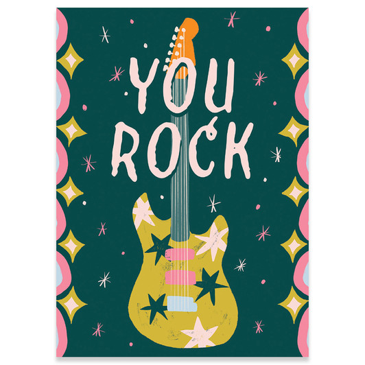You Rock | Thank You Greeting Card | CARTE