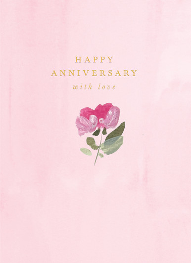 Anniversary Sweet Pea | Anniversary Card | CARTE
