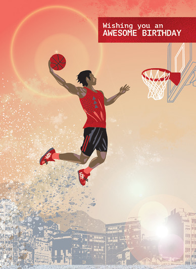 Basketball | Birthday Card | CARTE