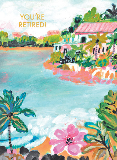 Coastal Cottage | Retirement Card | CARTE