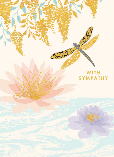 Dragonfly | Sympathy Card | PAPERLINK