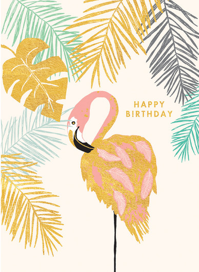 Flamingo | Birthday Card | PAPERLINK