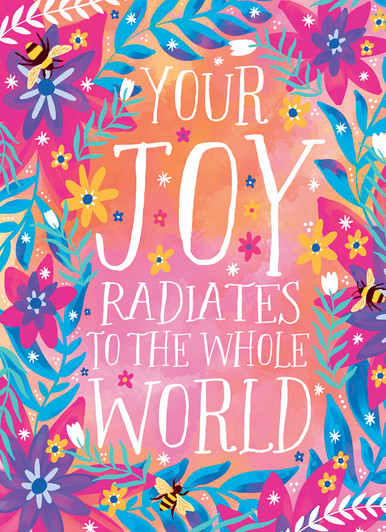 Joy Radiates | Friendship Card | CARTE