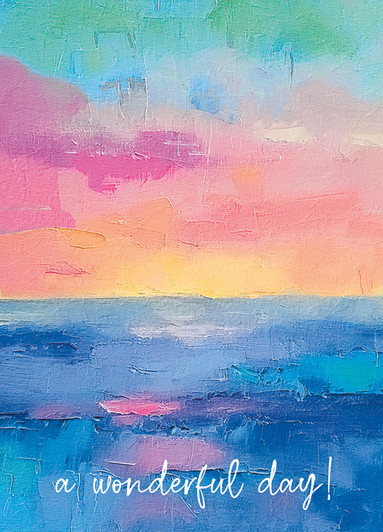 Montauk Sunrise | Birthday Card | J&M MARTINEZ