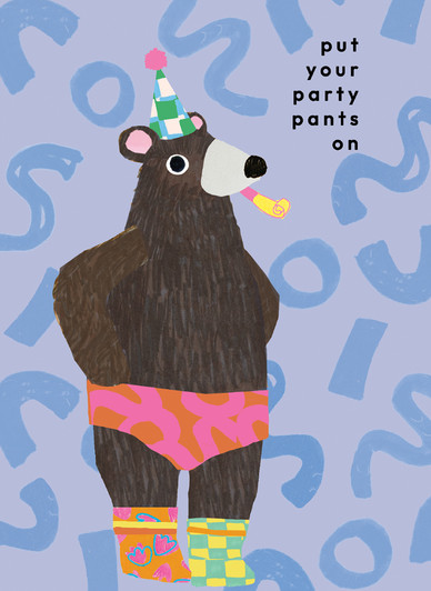Party Pants | Birthday Card | CARTE