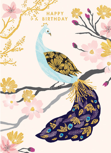 Peacock | Birthday Card | PAPERLINK