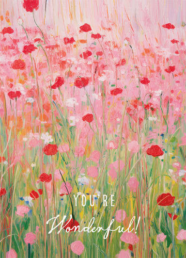 Pink And Red | Thank You Card | J&M MARTINEZ