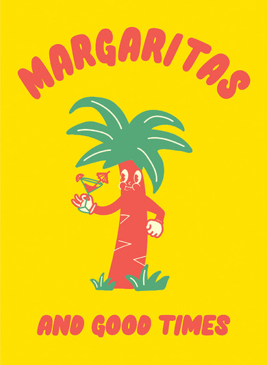 Toonies Margaritas | Birthday Card | 1973