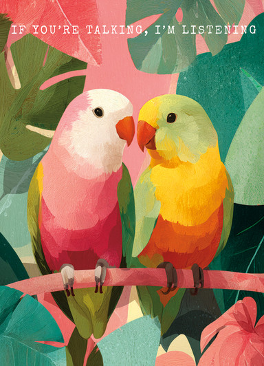Two Birds | Thinking Of You Card | J&M MARTINEZ