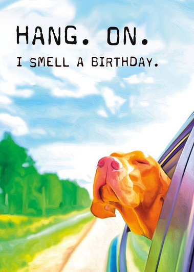 Car Dog | Birthday Greeting Card | J&M MARTINEZ