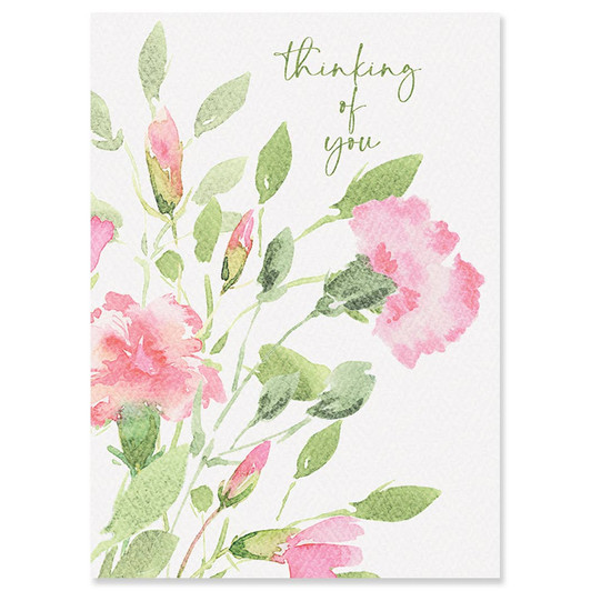 Carnation | Sympathy Greeting Card | J&M MARTINEZ