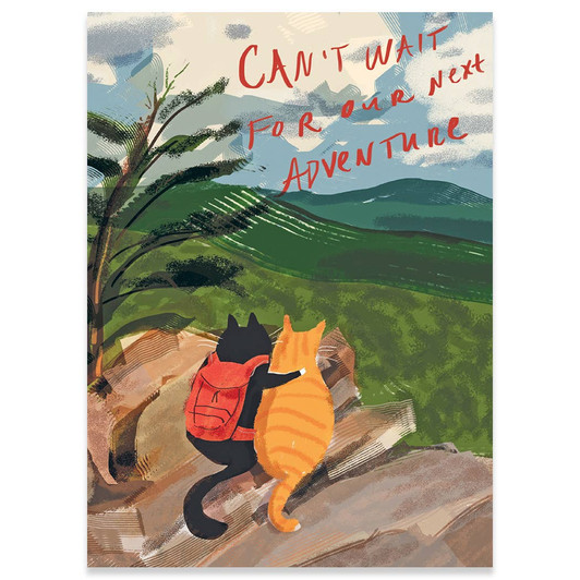 Cat Adventure | Anniversary Greeting Card | CARTE
