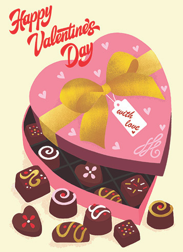 Chocolates | Valentine's Day Greeting Card | CARTE