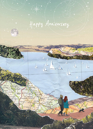 Country Walk | Anniversary Greeting Card | CARTE