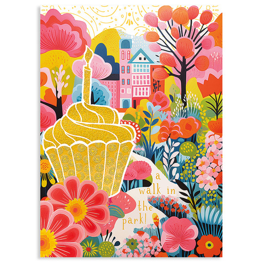 Cupcake Park | Birthday Greeting Card | J&M MARTINEZ