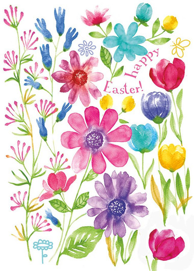 Cutting Garden | Easter Greeting Card | J&M MARTINEZ