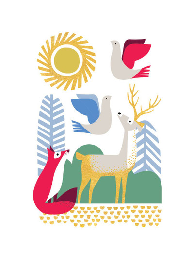 [BOXED SET] Deer | Holiday Greeting Cards | CARTE