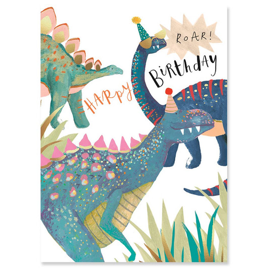 Dinosaurs | Birthday Greeting Card | LOUISE TILLER
