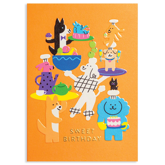Dog Party | Birthday Greeting Card | LAGOM
