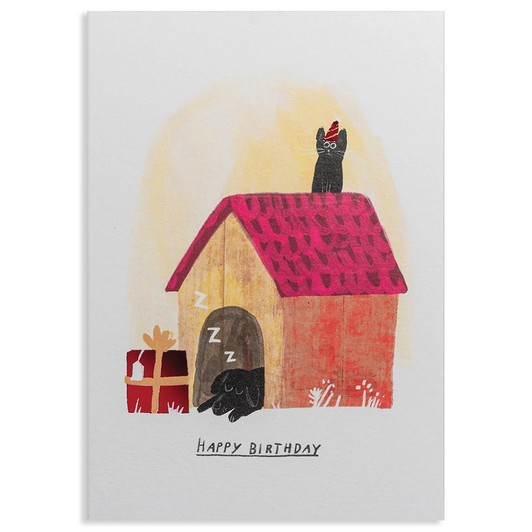 Dog Sleeping | Birthday Greeting Card | LAGOM