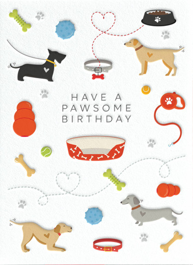 Dogs | Birthday Greeting Card | HEYYY