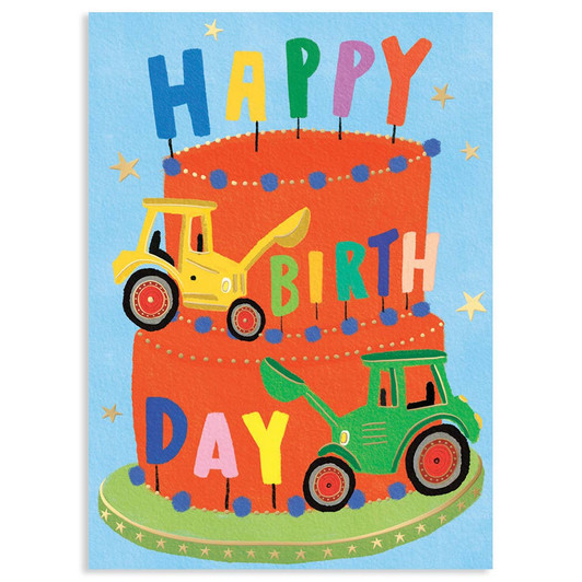 Dumper Truck | Birthday Greeting Card | LOUISE TILLER