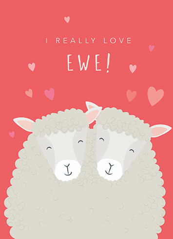 Ewe | Valentine's Day Greeting Card | CARTE