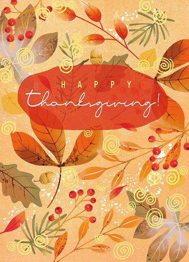 Fall Color | Thanksgiving Greeting Card | J&M MARTINEZ
